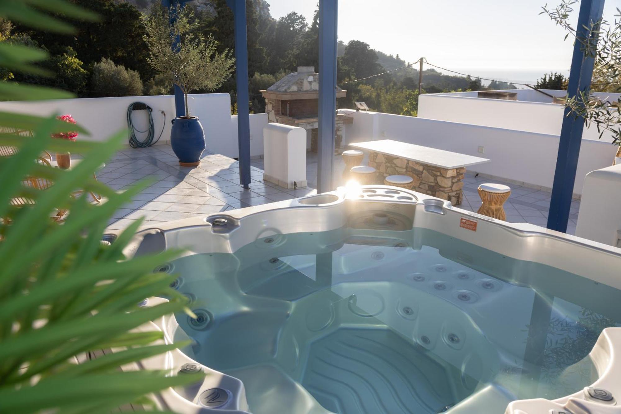 Villa Giannis & Maria Sunset House à Lagoudi Zia Extérieur photo